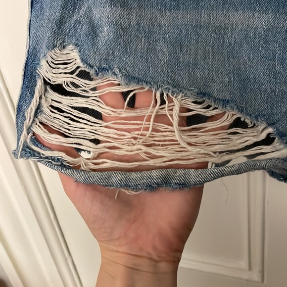 Topshop Highwaisted jean short, Mom style - Picture 6 of 9